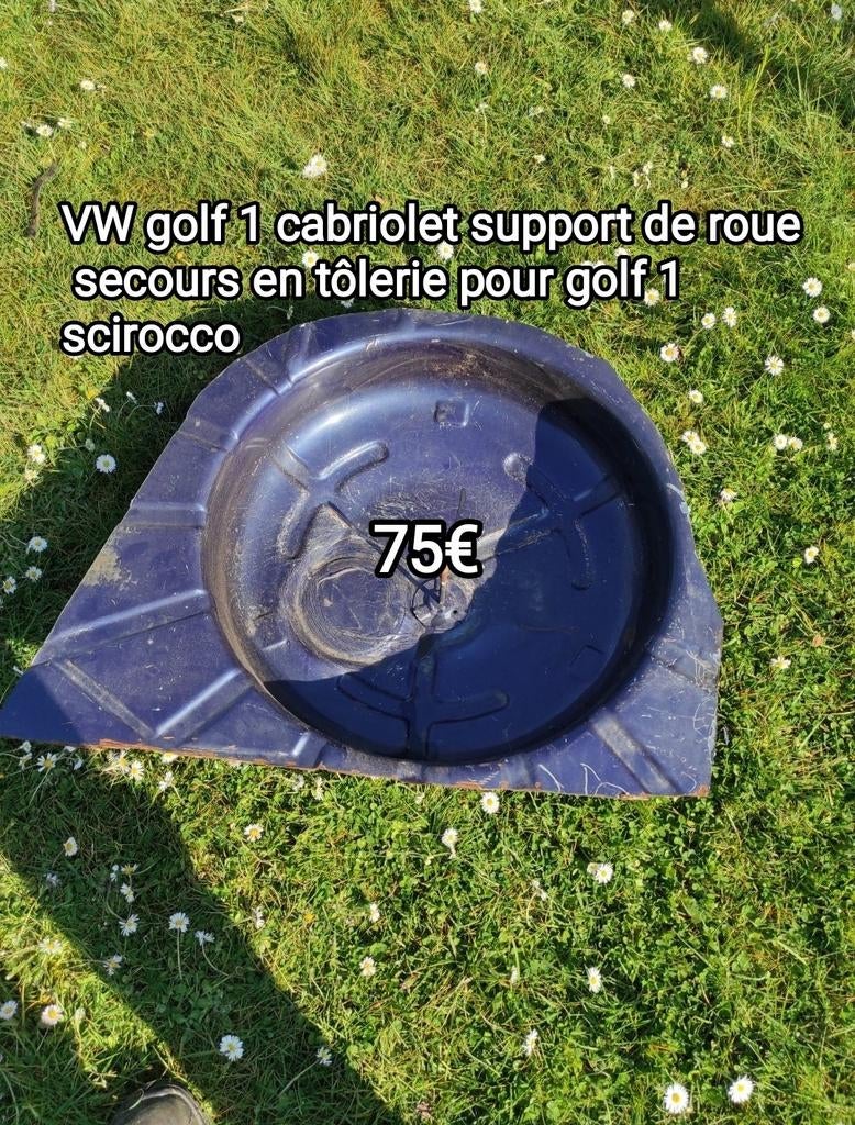 golf 1 cabriolet reservewielsteun plaatwerk overige v-foto's