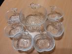 glazen kom met kommetjes, Maison & Meubles, Cuisine | Vaisselle, Enlèvement, Verre, Autres types