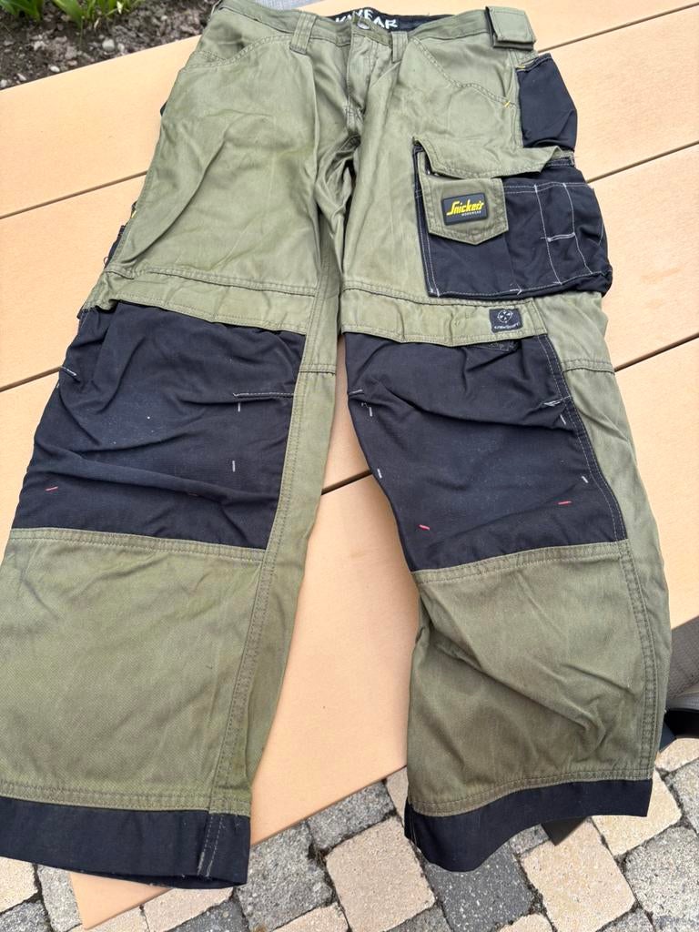 Werkbroeken Snickers junior. 2 stuks,maat 146, Ophalen, Zo goed als nieuw