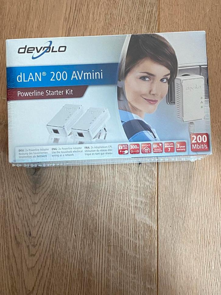 Devolo dLAN 200 AVmini – Kit CPL neuf (jamais utilisé, Computers en Software, Netwerk switches, Zo goed als nieuw, Ophalen