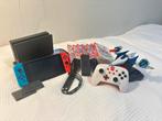 Nintendo switch met accessoires, Ophalen, Switch Original, Met 3 controllers of meer, Gebruikt