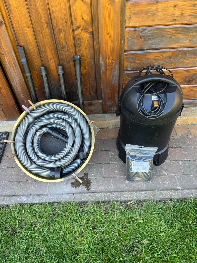 Vijverstofzuiger Pondomatic met toebehoren te koop, Jardin & Terrasse, Accessoires pour étangs, Enlèvement, Utilisé, Aspirateur de bassin