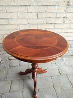 Placage rond (acajou ?) table d'appoint ou table basse, Antiquités & Art, Enlèvement
