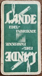 Carte à jouer ancienne TABAK/LANDE EDEL-FABRIKATE, Collections, Enlèvement ou Envoi, Comme neuf, Carte(s) à jouer