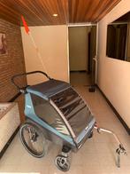 Thule courier fietskar / buggy voor 2 kinderen, Fietsen en Brommers, Ophalen, Opvouwbaar, Zo goed als nieuw, 40 tot 60 kg