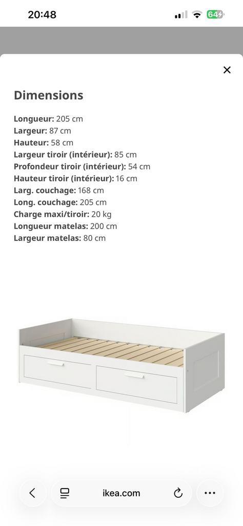 Lit banquette, Maison & Meubles, Chambre à coucher | Lits, Utilisé, Enlèvement