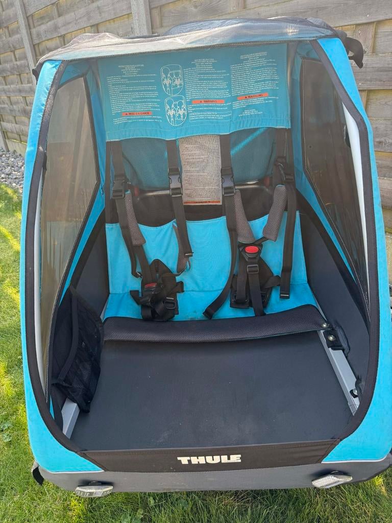 Fietskar voor 2 kinderen van het merk THULE in goede staat, Ophalen