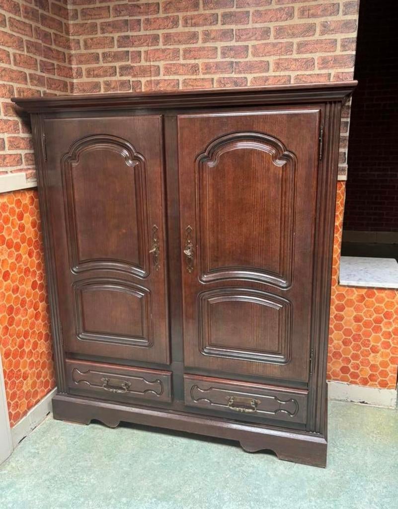 Armoire ancienne, Antiquités & Art, Antiquités | Meubles | Armoires, Enlèvement