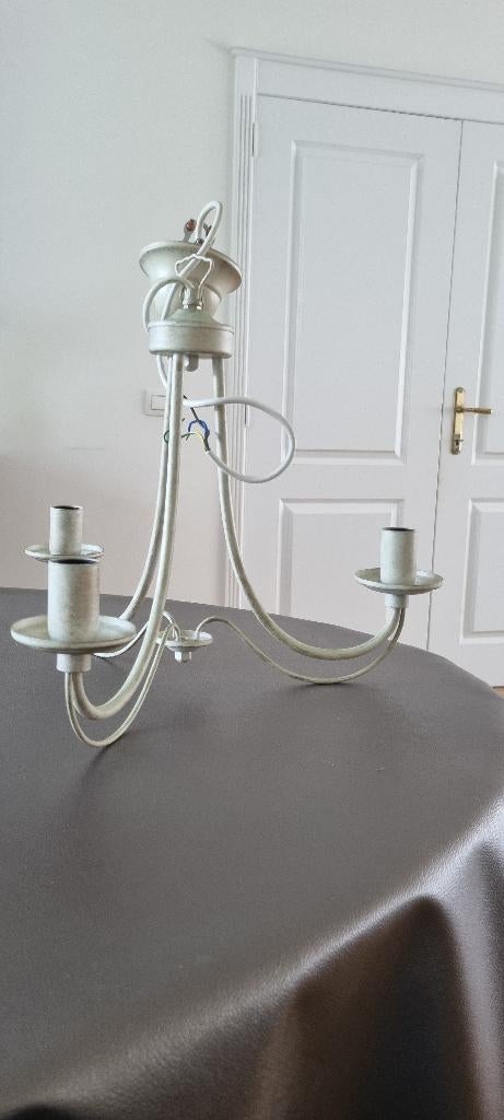 Lustre 3 branches, Enlèvement, Comme neuf, Métal, Retro