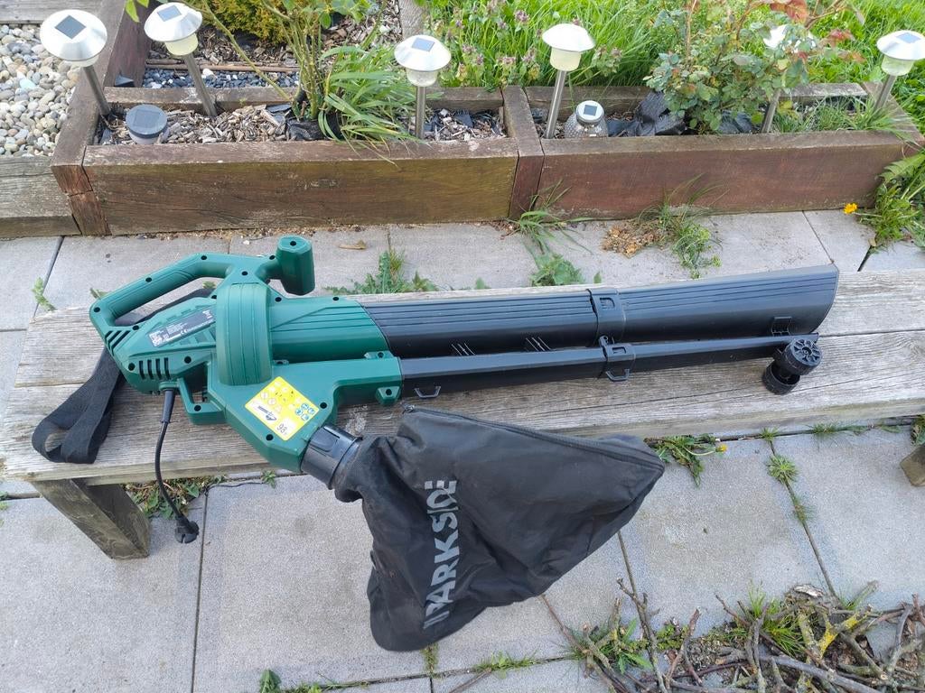 Souffleur / Aspirateur / Broyeur Parkside 3-en-1 à vendre, Tuin en Terras, Bladblazers, Zo goed als nieuw, Handgedragen, Elektrisch