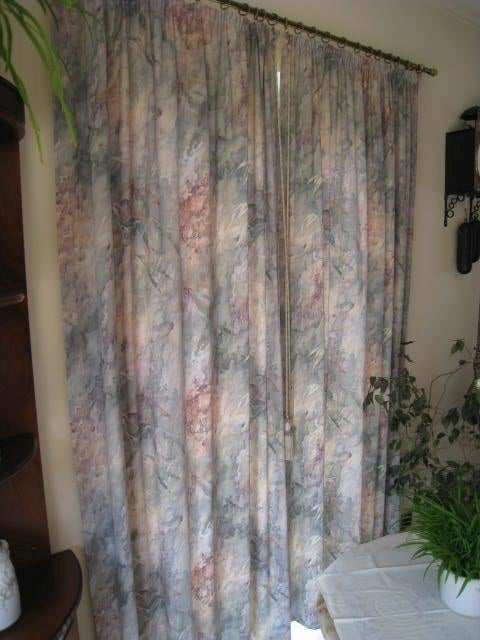 6x overgordijn Romance Saumon fronslint met crème percale, Huis en Inrichting, Stoffering | Gordijnen en Lamellen, Crème, Ophalen