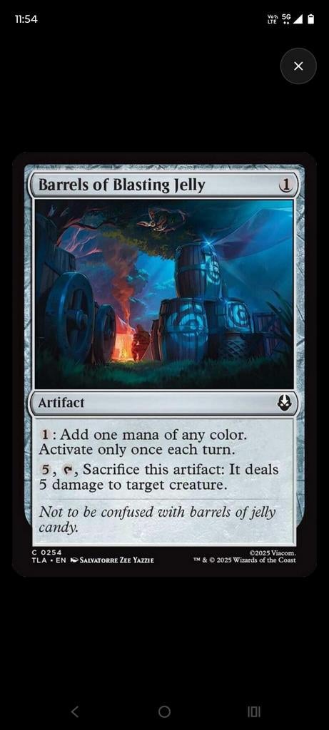 Barrels of blasting jelly, Ophalen of Verzenden