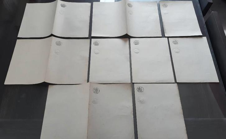 Timbre Royal+Filigrane coq Gaulois+Entiers fiscaux, Timbres & Monnaies, Timbres | Europe | France, Non oblitéré, Enlèvement ou Envoi