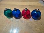 Set van 4 gekleurde glazen peper- en zoutvaatjes, Antiek en Kunst, Ophalen of Verzenden