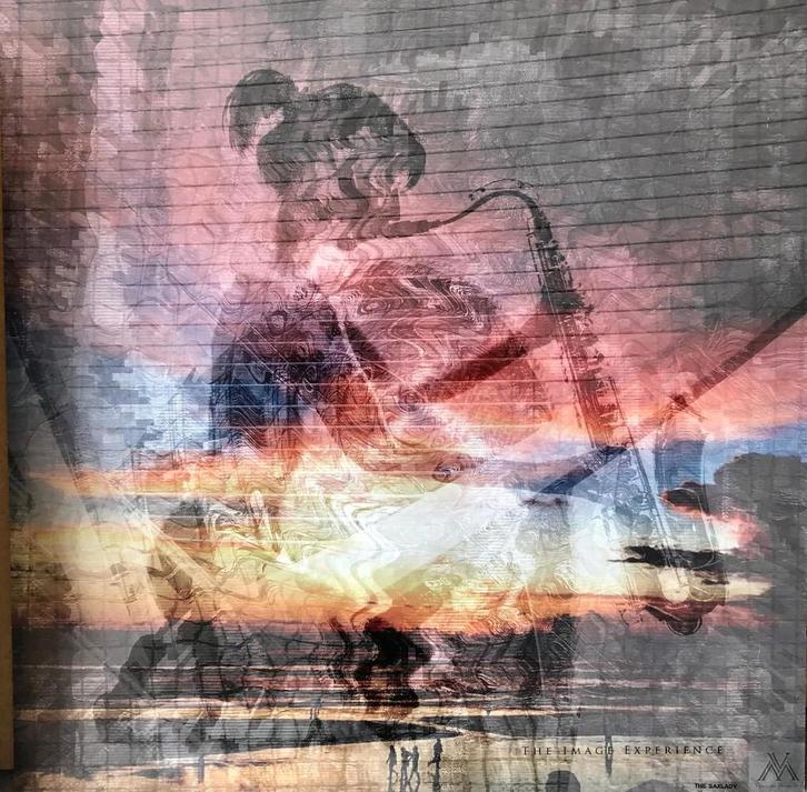 The saxlady, Antiek en Kunst, Kunst | Overige Kunst, Ophalen