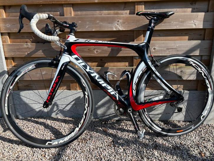 Olympia Boost Race -Carbon Aero Racefiets (Campagnolo / FSA), Fietsen en Brommers, Fietsen | Racefietsen, Gebruikt, Heren, Overige merken