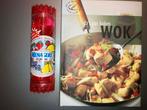WOK-kookbozen + bestek - 2 stuks - alles NIEUW, Ophalen of Verzenden, Nieuw