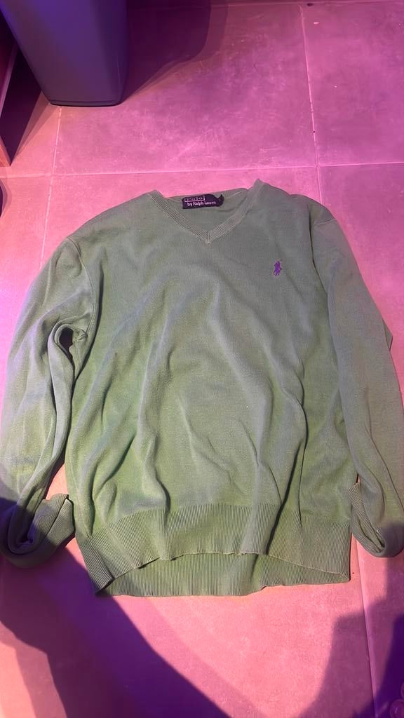 Polo ralph lauren trui groen, Ophalen of Verzenden, Zo goed als nieuw, Maat 48/50 (M), Groen