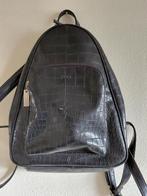 Rugzakje in leder, merk BOO! fashion, Gebruikt, Rugtas, Zwart, Ophalen of Verzenden