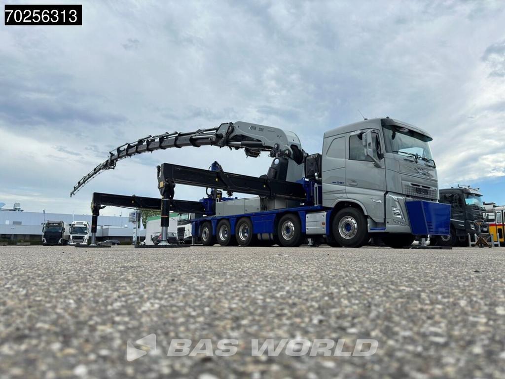 Volvo FH 540 10X4 NEW! Effer 2255 Kran Crane Lift-Lenkachse, Auto's, Automaat, Stof, Euro 6, 397 kW