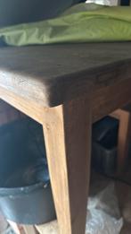 Teaken tafel, Huis en Inrichting, Tafels | Sidetables, Ophalen, Zo goed als nieuw