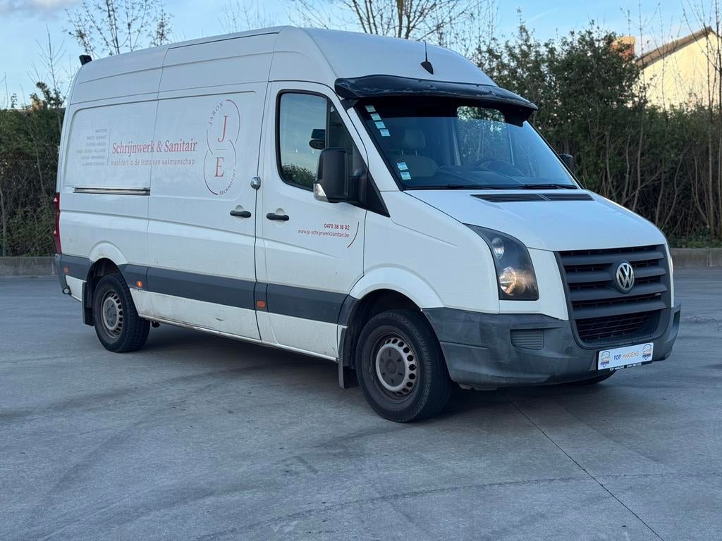 VOLKSWAGEN CRAFTER / 2.5 DIESEL!  / L3 - H2! / 3 -ZIT!, Auto's, 2500 cc, Volkswagen, Wit, Bedrijf
