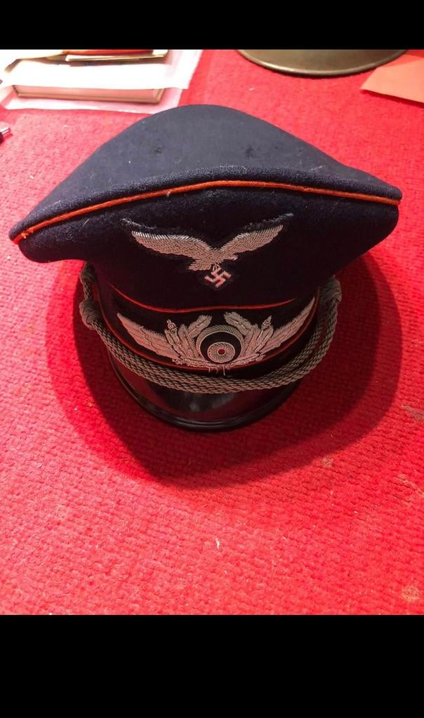 militaria ww2 képi personnel d'officier  de l’aviation, Enlèvement, Comme neuf