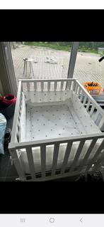 Babypark met matras., Kinderen en Baby's, Babyparken, Ophalen, Zo goed als nieuw, Vierkant, In hoogte verstelbaar