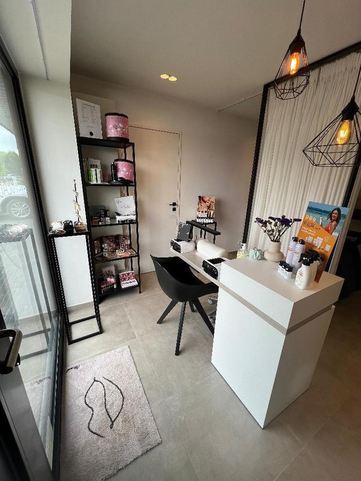 Gordijn, Huis en Inrichting, Stoffering | Gordijnen en Lamellen, Gebruikt, 200 cm of meer, 200 cm of meer, Crème, Ophalen