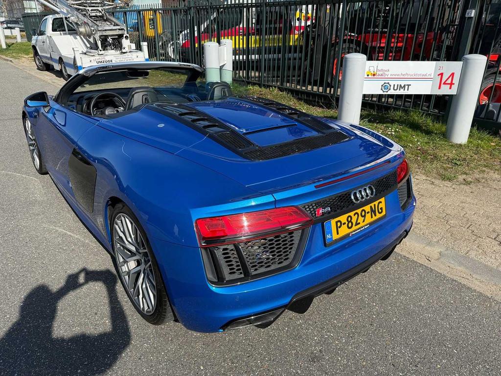 Audi R8 Spyder 5.2 FSI V10 Quattro, Auto's, Audi, Automaat, Gebruikt, Cabriolet, Bedrijf