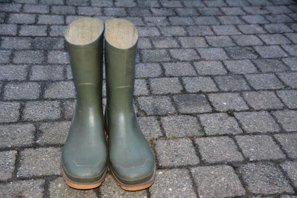 Rubberen regenlaarzen (maat 42), Tuin en Terras, Ophalen, Gebruikt, Kinderen, Laarzen