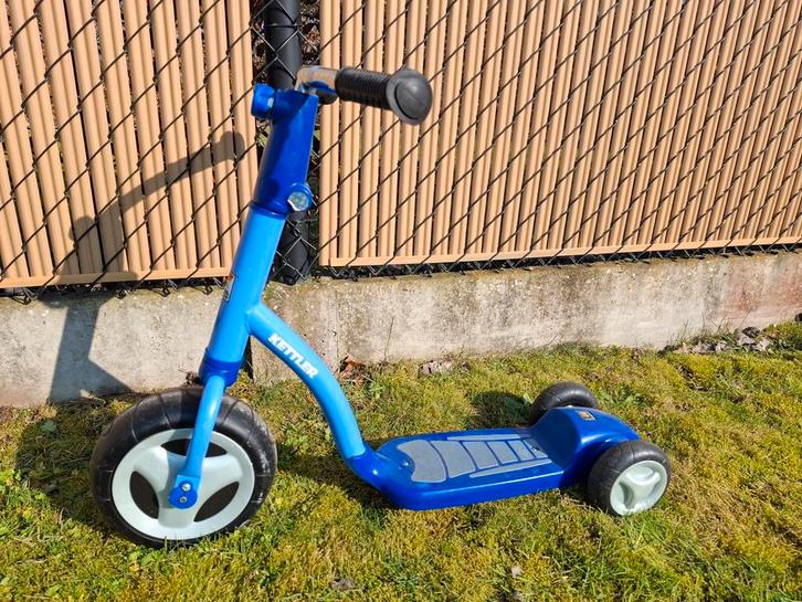 Step Kettler blauw / kinderstep + GRATIS loopfiets, Fietsen en Brommers, Steps, Gebruikt, Gewone step, Ophalen