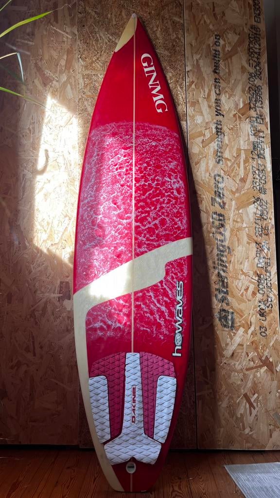 Surfboard hardtop 6’3”, Watersport en Boten, Golfsurfen, Zo goed als nieuw, Shortboard, Ophalen