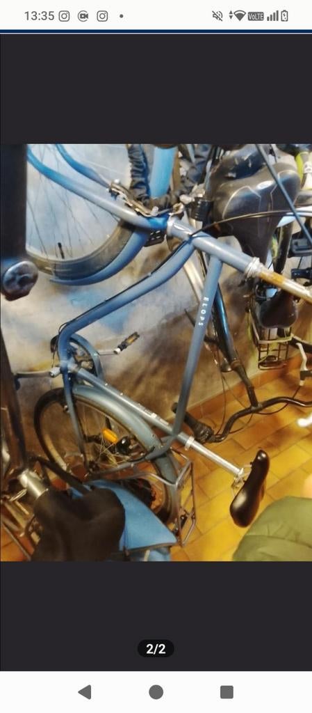 Te koop elops heren fiets, Ophalen