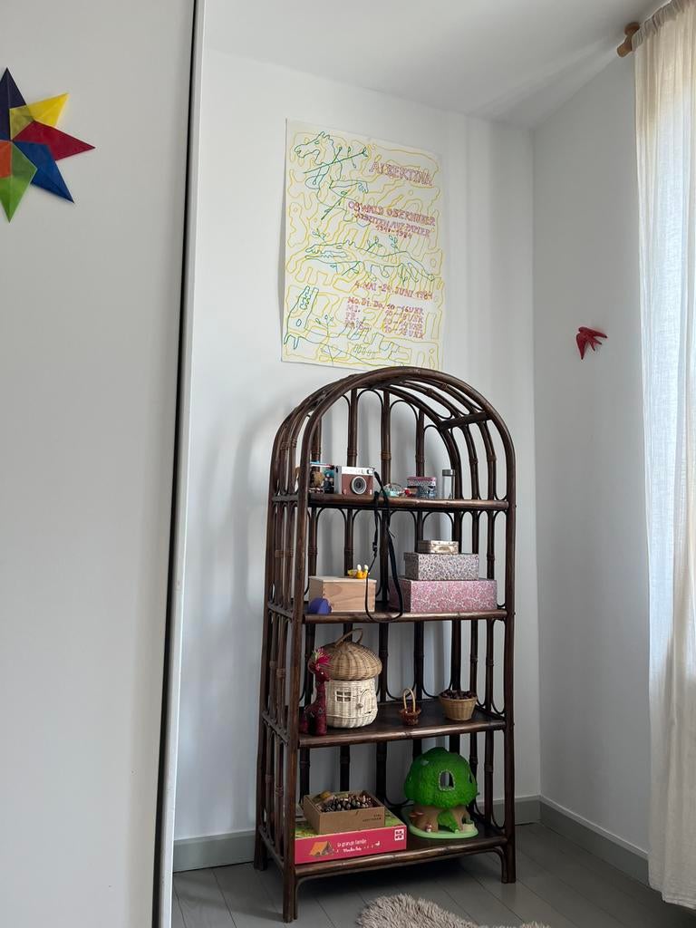 Etagere rotin, Maison & Meubles, Enlèvement, Comme neuf