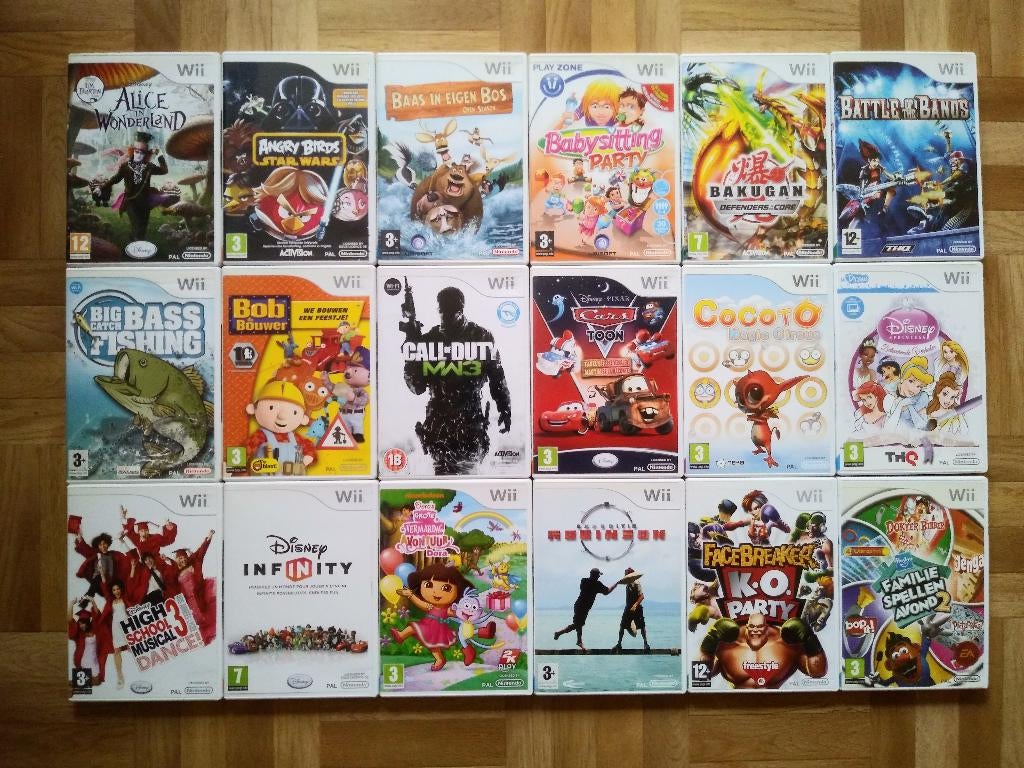 90 jeux Wii de 2€ à 20€, 10% réduction à partir de 5 pièces, Enlèvement ou Envoi, Aventure et Action, À partir de 3 ans, 3 joueurs ou plus