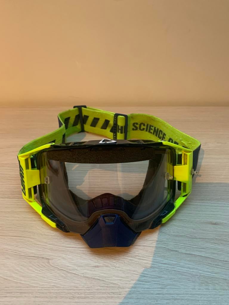 Motorcross bril Leatt, Motoren, Ophalen, Zo goed als nieuw