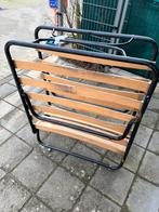 stevige vouwbedden (logeerbedden), Huis en Inrichting, Ophalen, Wit, Zo goed als nieuw, 80 cm