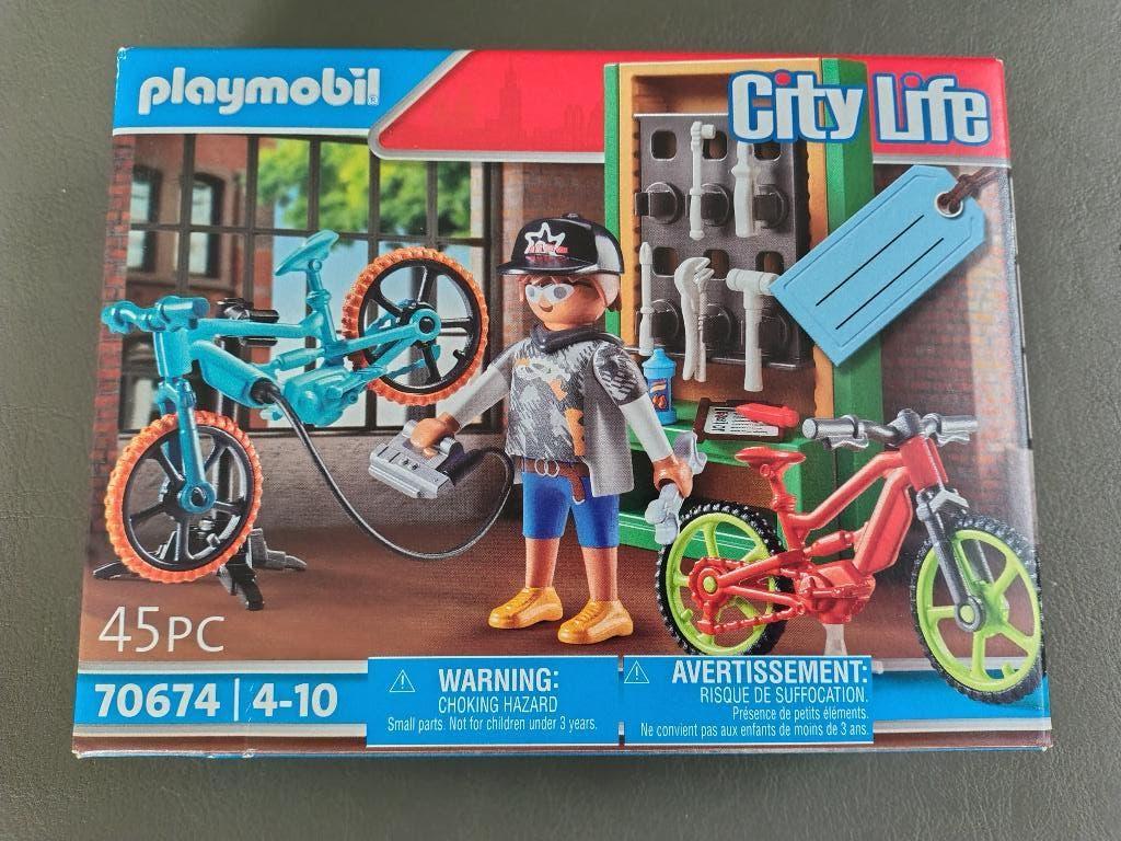 PLAYMOBIL City Life 70674 - fietswerkplaats-set – NIEUW!, Enfants & Bébés, Jouets | Playmobil, Neuf, Ensemble complet, Enlèvement ou Envoi