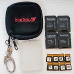 8 x micro SD HC SANDISK 8 Go avec 4 adaptateurs et étui, TV, Hi-fi & Vidéo, Photo | Cartes mémoire, MicroSDHC, Enlèvement ou Envoi