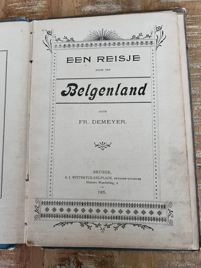Een reisje door ons Belgenland - Frans Demeyer *1905*, Enlèvement ou Envoi, Frans Demeyer