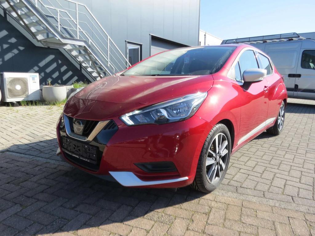 Nissan Micra Micra 0.9 IG-T N-Connecta (bj 2018), Gebruikt, 899 cc, 66 kW, Rood