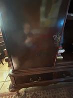 Chippendale vitrinnekast, dressoir, tafel en zes stoelen, Maison & Meubles, Enlèvement