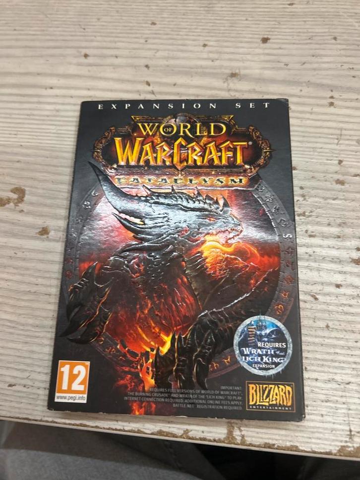 World Warcraft CATCLYSM, Consoles de jeu & Jeux vidéo, Jeux | PC, Reconditionné, Aventure et Action, 3 joueurs ou plus, À partir de 16 ans