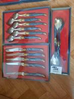 bestek laguiole donker blauw zeer mooi splinternieuw doosje, Huis en Inrichting, Ophalen of Verzenden, Nieuw