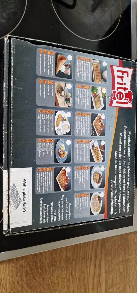 Fritel waffle plate 6x10, Ophalen