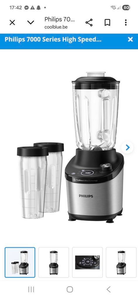 Philips High Speed blender 7000 series, Enlèvement ou Envoi, Mélangeur
