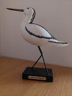 Handgeschilderde houten „kluut” op sokkel gemonteerd, Ophalen of Verzenden