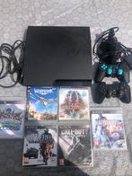 Ps3-console met 2 controllers en 6 games, Games en Spelcomputers, Ophalen, Met games, Met 2 controllers, Nieuw