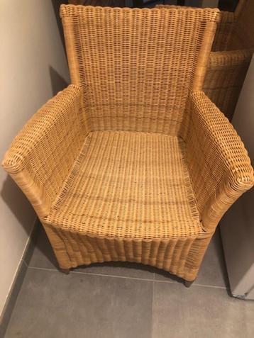 Rieten stoelen (4 stuks) beschikbaar voor biedingen